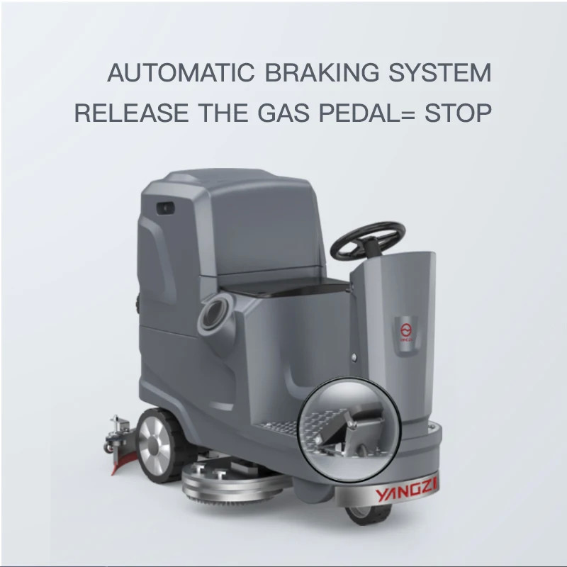 YZ-X5 China Supplier Driving Cordless Commercial Automatic Floor Scrubber Machine