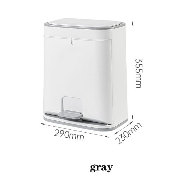 Household 2023 New Pedal Type with Cover Kitchen Living Room Toilet Toilet Large Capacity Automatic Packaging Trash Can