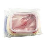 custom adult korean microwave food packaging children's silicone folding food