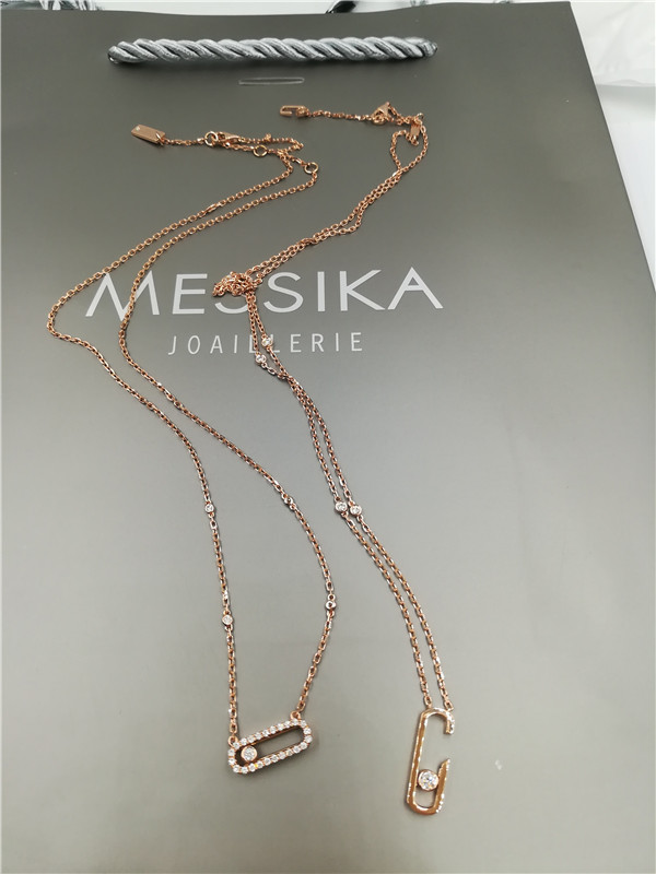 Luxury Jewelry new style necklace 18k white gold yellow gold rose gold diamond necklace