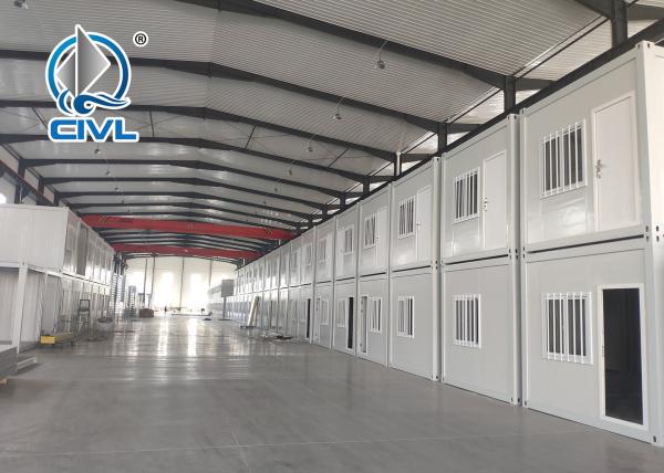 Movable Folded Home Material Prefab Container Homes Worker Office Fiber Sandwich