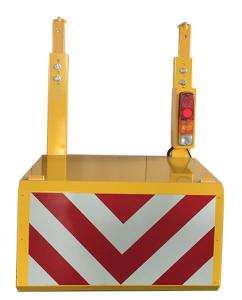 Wholesale RemovableTraffic Yellow Portable Vehicle Barricades With Wheels from china suppliers