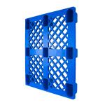 ISO9001 Certified Plastic Flat Nine Feet HDPE Blue Pallet for Logistics Industry