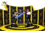 Yellow Black Blow Up Gladiator Arena Amazing Design For Sport Game CE UL