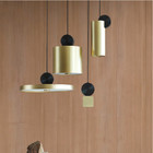 Postmodern gold pendant lamps creative Nordic living room restaurant designer light model room pendant lamp(WH-AP-111