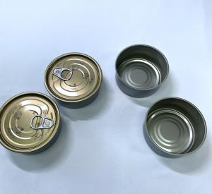Wholesale 2 Piece Beef Can 80g 100g Metal Cans For Food Packaging Silver from china suppliers
