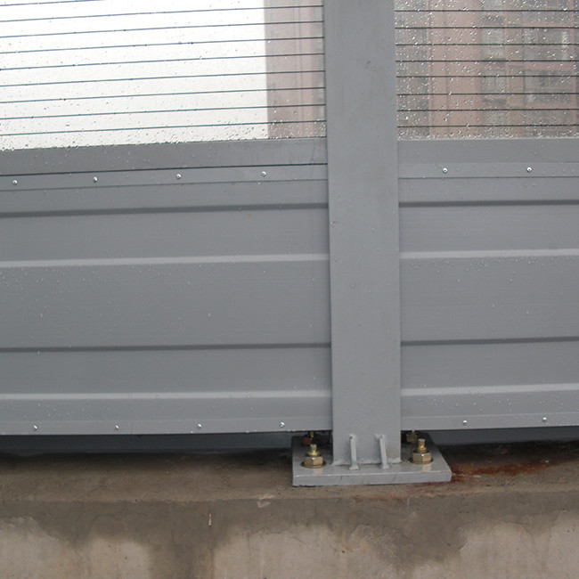 4x8ft 92% Highway Transparent Sound Barrier Fence Noise Barrier For Road