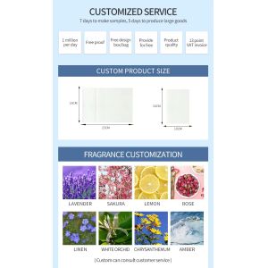 Sustainable Fabric Softener Washer Sheets Long Lasting Scent Eco Friendly