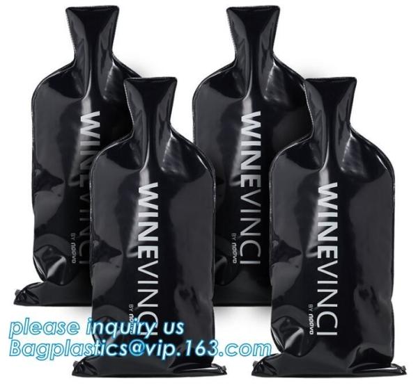 Protective Wine Bubble Skin Bag For Wine Bottle Protector,Reusable Wine Bottle