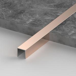 Wholesale PVD Coated Stainless Steel U Channel Trim 2.44m 2.5m 201 304 316 from china suppliers