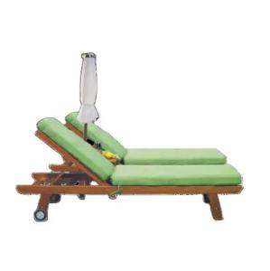 Wholesale Wooden Beach club furniture teak beach bed Outdoor chaise lounger chair teak---6058 from china suppliers