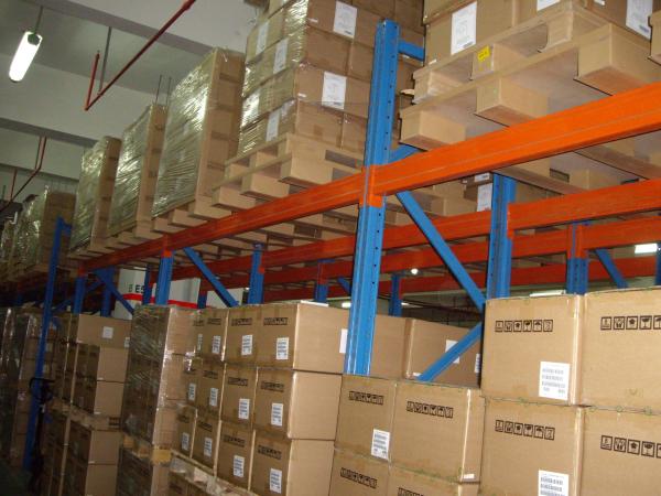 Quality Conventional SKU Double Deep Racking With Spray Powder Coated Finished for sale