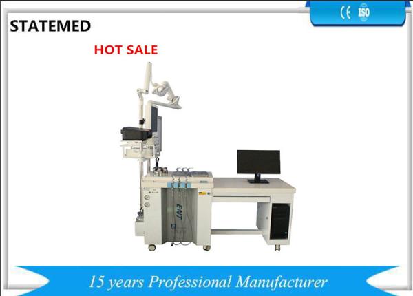 Double Station ENT Endoscopy Equipment With ENT Head Light , Ear Nose Throat