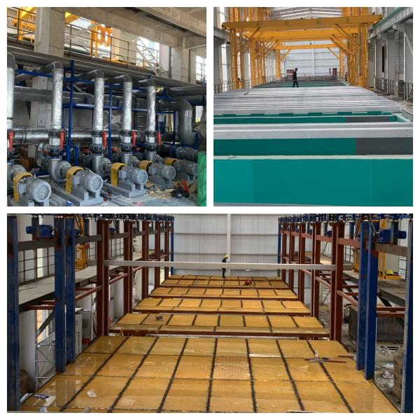 2000T/M Green Efficient Customizable Aluminum Anodizing Production Line for Solar Frames