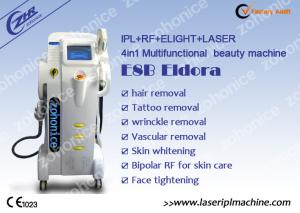 Wholesale 1Hz - 5HZ Vertical 3 IN 1 E-light + IPL + ND YAG hair removal machine for beauty salon from china suppliers