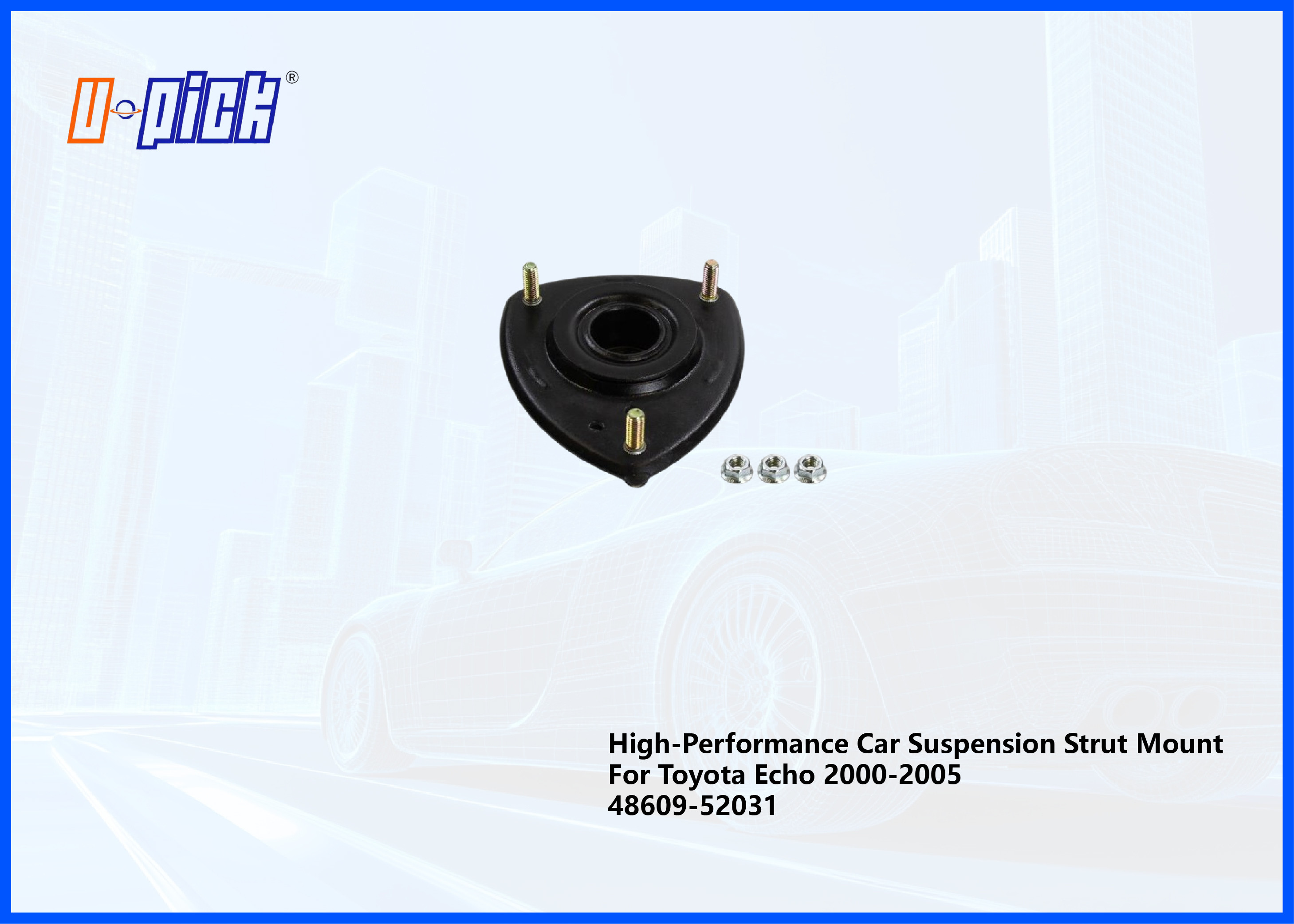 High-Performance Car Suspension Strut Mount For Toyota Echo 2000-2005 48609-52031