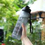 Leak Proof BPA Free Motivational Sports Water Bottle With Time Marker 32 Oz