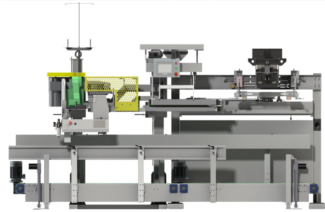Feed Automatic Bagging And Sewing Machine Conveyor Automated Bagging Systems
