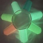 150D 2mm Glow Dark Yarn green Glow In The Dark Knitting Wool