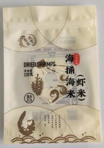 Wholesale Zipper Three Side Seal Bags Standing Pouch Recyclable Composite Seafood Plastic Bags from china suppliers