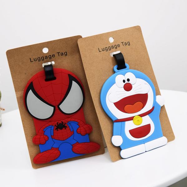Hot Sale cheap New Style Promotional wholesale cartoon travel custom luggage tag