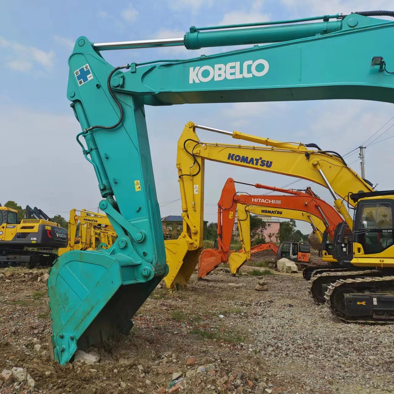 Original Hydraulic Valve Used Kobelco SK480 Crawler Excavator Machine for Construction