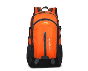 Wholesale Orange 40L Waterproof Backpack 55cm Camping Travel Backpack With USB Charge Hole from china suppliers
