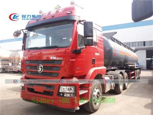 Wholesale Shacman M3000 6X4 3 Axle 21cbm Sulfuric Acid Tank Semi Trailer from china suppliers