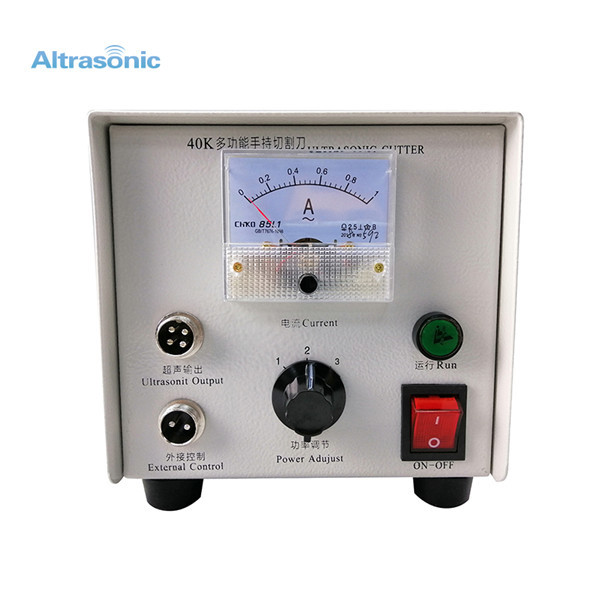 40hkz 100W Portable Ultrasonic Cutter for Non-woven Fabric and Milk Carton Cutting