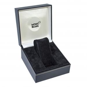 Wholesale Lid Hinged Base With Extend Flap Handmade Watch Box With Flocking Insert​ from china suppliers