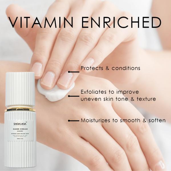 Skin-friendly SAGALAGA Hand Lotion Natural Formula Moisturizing Hand Cream for Dry Hands and Skin Care Products