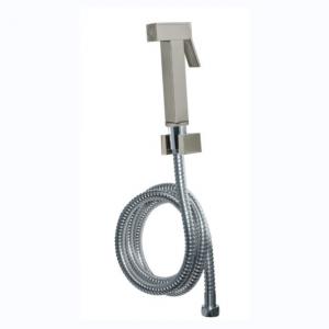 China Light Grey Brass Hand-Held Bidet Sprayer for Sustainable Hot and Cold Bathroom Sets on sale