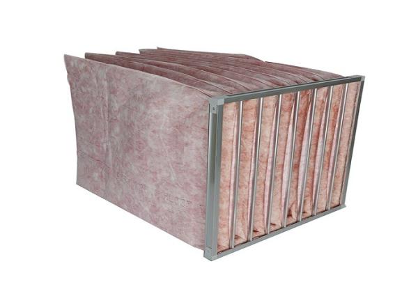 Ventilation Air Filtration System Bag Air Filters , Pocket Filter Media Euro