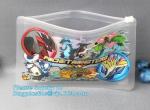 Eco-friendly slider customized logo transparent plastic cosmetic bag, gift
