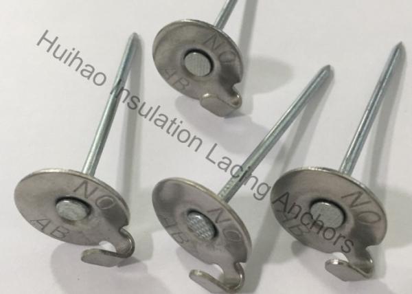 2-1 / 2” Stainless Steel Lacing Insulation Anchor Pins For Fastening Lagging To