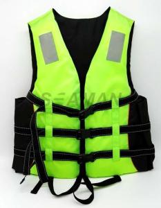 Wholesale Adult Green Water Sport Life Jacket PFD Inherent Buoyancy Boat Life vest from china suppliers