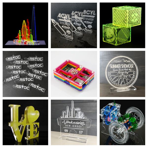 Laser Cut & Engraved Acrylic Projects Laser Cut & Engraved Acrylic Projects