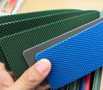 Anti Slip Anti Static 2 Ply Pvc Conveyor Belt Super Grip Rough Top