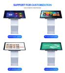 Qtenboard Custom Logo Mall Guide Luxury Cafe Kiosk Good Quality Moving Airport