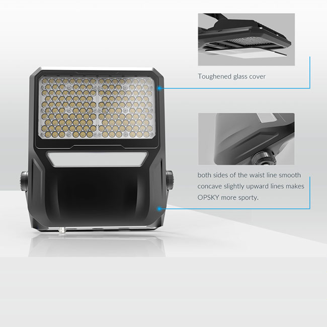 LED Outdoor Floodlight Tennis Court Lighting 50W to 280W Small wattage Luminaire