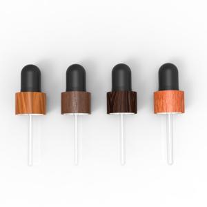 Wholesale Bamboo and Wood Dropper Cap for Essential Oil Bottle Serum Sustainable Packaging from china suppliers