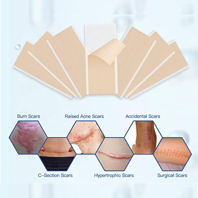 Medical Scar Reducing Emollient Silicone Scar Gel Patches for Scars
