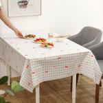 Plastic PEVA Custom 54*108 Inch Logo Printed Tablecloth For Wedding