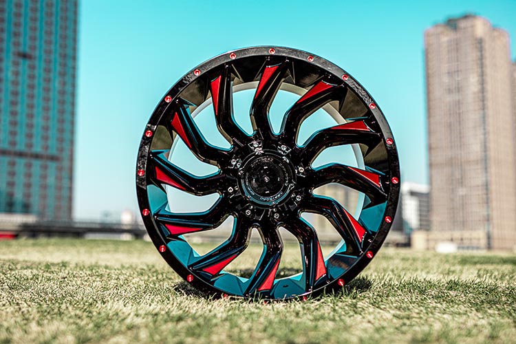 20x12 PCD Spinning 20 Inch 4x4 6x139.7 6x114.3 Off Road Rims