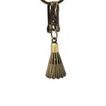 Silk screen printing Zinc Alloy Keychain Carabiner Badminton Keyring