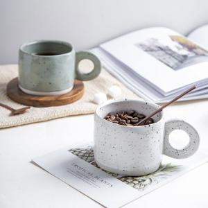 Wholesale Porcelain Coffee Cup Reusable Eco-Friendly Stoneware Cup Of Coffee For Business Gifts from china suppliers