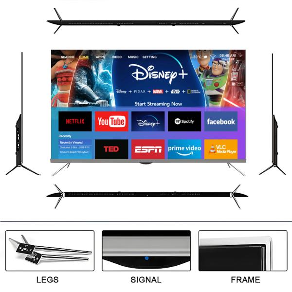 Manufacturer Good Quality 75 Inch Led Smart Television 65 Inch 4k UHD Smart Tv Android Wifi Oled Television