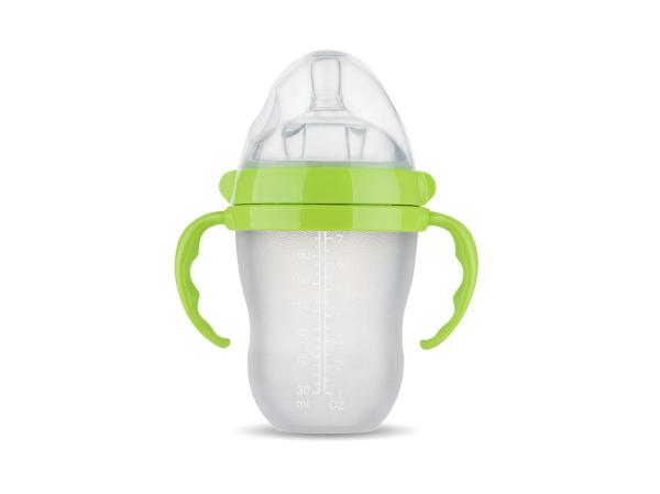 Food Grade Baby Milk Feeding Bottle , Eco Friendly Breastfeeding Friendly