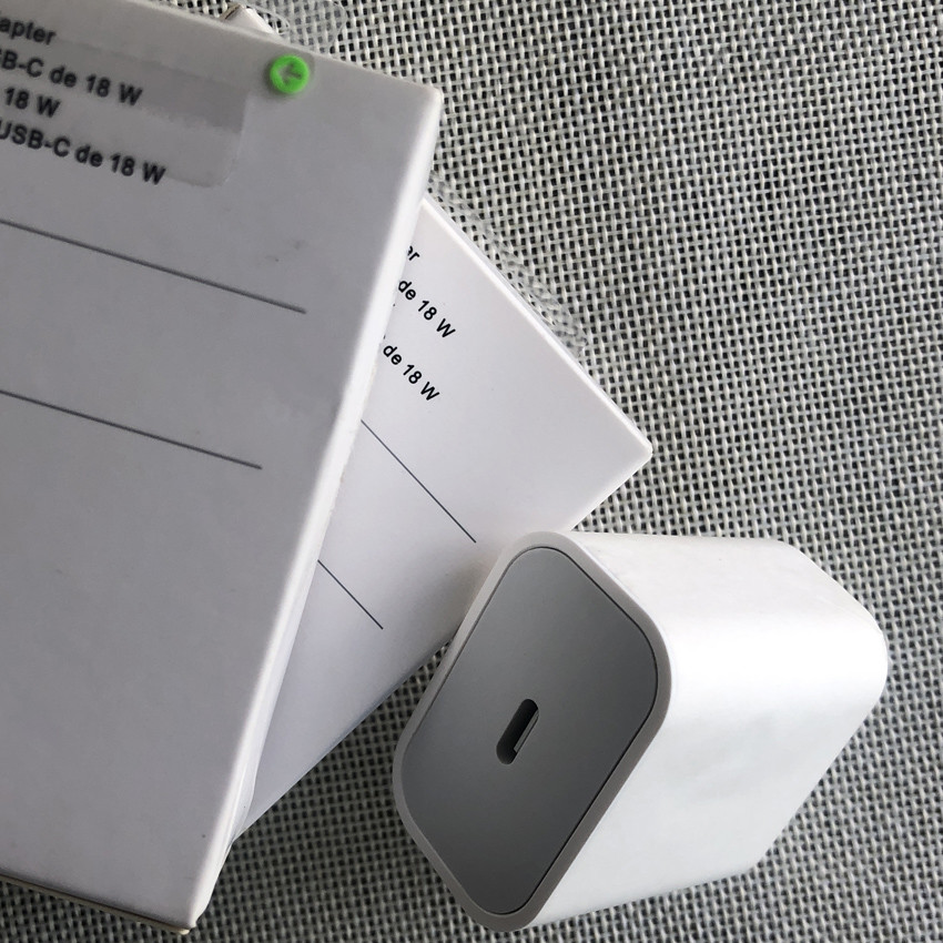 USB C Power 18W Fast Charger Type C US Plug 5V 3A For Iphone 12 Mini Pro Max