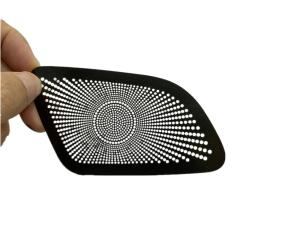 Wholesale 0.2mm Thick Metal Label Plates Stainless Steel Mesh Radio Sheet Etched Speaker Plate from china suppliers